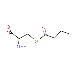 ChemSpider 2D Image | S-Butyryl-L-cysteine | C7H13NO3S