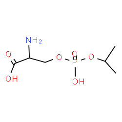 ChemSpider 2D Image | O-[(R)-Hydroxy(isopropoxy)phosphoryl]-L-serine | C6H14NO6P