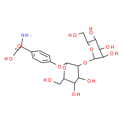 ChemSpider 2D Image | (2S)-Amino(4-{[2-O-(alpha-D-mannopyranosyl)-alpha-D-mannopyranosyl]oxy}phenyl)acetic acid | C20H29NO13