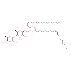 ChemSpider 2D Image | Galabiosylceramide (d18:1/9Z-18:1) | C48H89NO13