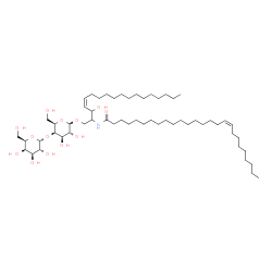 ChemSpider 2D Image | Galabiosylceramide (d18:1/26:1(17Z)) | C56H105NO13