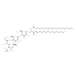 ChemSpider 2D Image | Ganglioside GM3 (d18:1/20:0) | C61H112N2O21