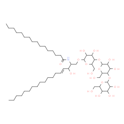 ChemSpider 2D Image | Trihexosylceramide (d18:1/16:0) | C52H97NO18