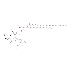 ChemSpider 2D Image | Ganglioside GM2 (d18:1/25:0) | C74H135N3O26