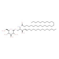 ChemSpider 2D Image | Glucosylceramide (d18:1/26:0) | C50H97NO8