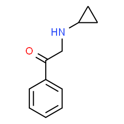 ChemSpider 2D Image | 2-(Cyclopropylamino)-1-phenylethanone | C11H13NO