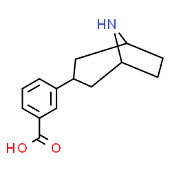 ChemSpider 2D Image | 3-(8-Azabicyclo[3.2.1]oct-3-yl)benzoic acid | C14H17NO2