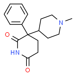 ChemSpider 2D Image | 1'-Methyl-3-phenyl-3,4'-bipiperidine-2,6-dione | C17H22N2O2