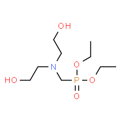 ChemSpider 2D Image | Diethyl bis(2-hydroxyethyl)aminomethylphosphonate | C9H22NO5P