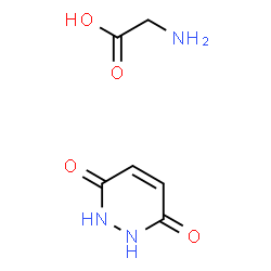 ChemSpider 2D Image | Glycine - 1,2-dihydro-3,6-pyridazinedione (1:1) | C6H9N3O4
