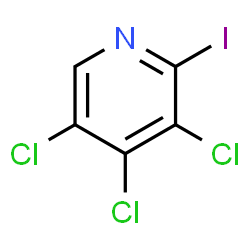 ChemSpider 2D Image | 3,4,5-Trichloro-2-iodopyridine | C5HCl3IN