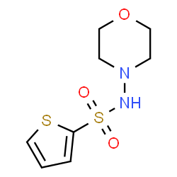 ChemSpider 2D Image | N-(4-Morpholinyl)-2-thiophenesulfonamide | C8H12N2O3S2
