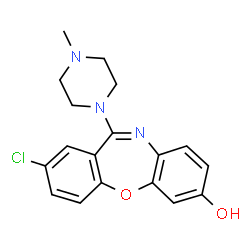 ChemSpider 2D Image | 7-Hydroxyloxapine | C18H18ClN3O2