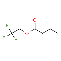 ChemSpider 2D Image | 2,2,2-TRIFLUOROETHYL BUTYRATE | C6H9F3O2