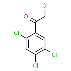 ChemSpider 2D Image | 2-Chloro-1-(2,4,5-trichlorophenyl)ethanone | C8H4Cl4O