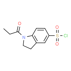 ChemSpider 2D Image | 1-Propionyl-5-indolinesulfonyl chloride | C11H12ClNO3S