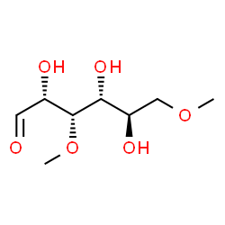 ChemSpider 2D Image | 3,6-Di-O-methyl-D-glucose | C8H16O6