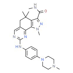 ChemSpider 2D Image | Milciclib | C25H32N8O