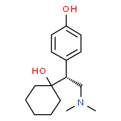 ChemSpider 2D Image | (-)-O-desmethylvenlafaxine | C16H25NO2