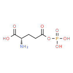 ChemSpider 2D Image | Î³-Glutamyl phosphate | C5H10NO7P