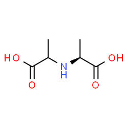 ChemSpider 2D Image | N-(1-Carboxyethyl)-L-Alanine | C6H11NO4