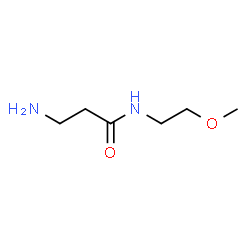 ChemSpider 2D Image | N-(2-Methoxyethyl)-beta-alaninamide | C6H14N2O2
