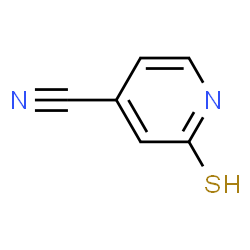ChemSpider 2D Image | 2-mercaptoisonicotinonitrile | C6H4N2S
