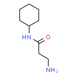 ChemSpider 2D Image | N-Cyclohexyl-beta-alaninamide | C9H18N2O