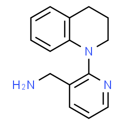 ChemSpider 2D Image | (2-(3,4-dihydroquinolin-1(2H)-yl)pyridin-3-yl)methanamine | C15H17N3