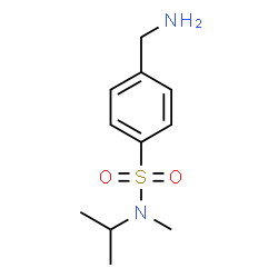 ChemSpider 2D Image | 4-(Aminomethyl)-N-isopropyl-N-methylbenzenesulfonamide | C11H18N2O2S