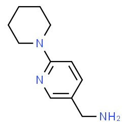 ChemSpider 2D Image | 6-(1-Piperidinyl)-3-pyridinemethanamine | C11H17N3