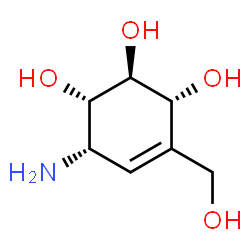 ChemSpider 2D Image | Valienamine | C7H13NO4
