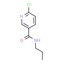 ChemSpider 2D Image | 6-Chloro-N-propylnicotinamide | C9H11ClN2O