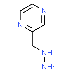 ChemSpider 2D Image | 2-(Hydrazinomethyl)pyrazine | C5H8N4