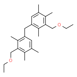 ChemSpider 2D Image | 1,1'-Methylenebis[3-(ethoxymethyl)-2,4,5-trimethylbenzene] | C25H36O2
