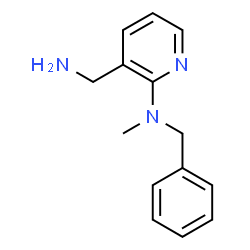 ChemSpider 2D Image | 3-(Aminomethyl)-N-benzyl-N-methyl-2-pyridinamine | C14H17N3