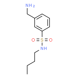 ChemSpider 2D Image | 3-(Aminomethyl)-N-butylbenzenesulfonamide | C11H18N2O2S