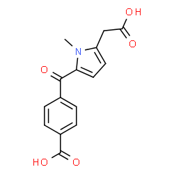 ChemSpider 2D Image | Dicarboxylic Tolmetin | C15H13NO5