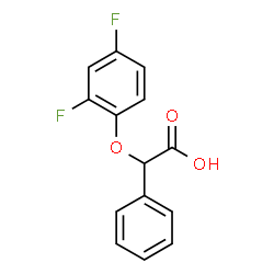 ChemSpider 2D Image | (2,4-Difluorophenoxy)(phenyl)acetic acid | C14H10F2O3