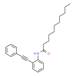ChemSpider 2D Image | N-[2-(Phenylethynyl)phenyl]undecanamide | C25H31NO
