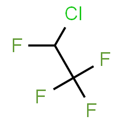 ChemSpider 2D Image | 1,1,1,2-tetrafluoro-2-chloroethane | C2HClF4