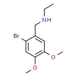 ChemSpider 2D Image | N-(2-Bromo-4,5-dimethoxybenzyl)ethanamine | C11H16BrNO2