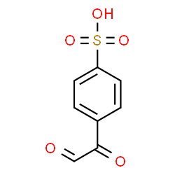 ChemSpider 2D Image | 4-(Oxoacetyl)benzenesulfonic acid | C8H6O5S