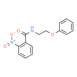 ChemSpider 2D Image | 2-Nitro-N-(2-phenoxyethyl)benzamide | C15H14N2O4