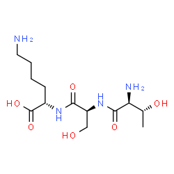 ChemSpider 2D Image | L-Threonyl-L-seryl-L-lysine | C13H26N4O6