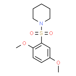 ChemSpider 2D Image | 1-[(2,5-Dimethoxyphenyl)sulfonyl]piperidine | C13H19NO4S