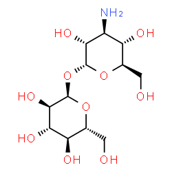 ChemSpider 2D Image | alpha-D-Glucopyranosyl 3-amino-3-deoxy-alpha-D-glucopyranoside | C12H23NO10