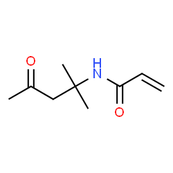 ChemSpider 2D Image | Diacetoneacrylamide | C9H15NO2