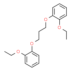 ChemSpider 2D Image | 1,1'-[1,3-Propanediylbis(oxy)]bis(2-ethoxybenzene) | C19H24O4