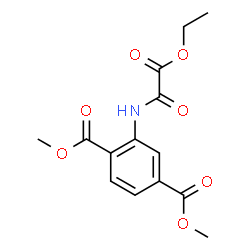 ChemSpider 2D Image | Dimethyl 2-{[ethoxy(oxo)acetyl]amino}terephthalate | C14H15NO7